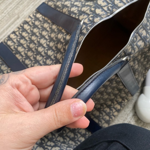 Dior Duffle Boston Trotter in Navy - Picture 10 of 14